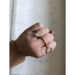 Monica Vinader 18ct Rose Gold  Siren Band / Ring